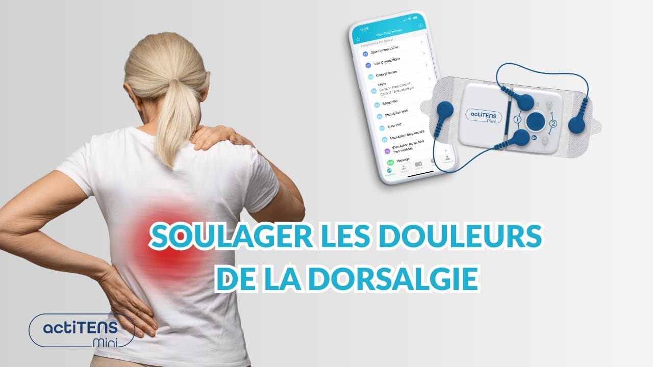 Vidéo traitement de la dorsalgie avec actiTENS Mini