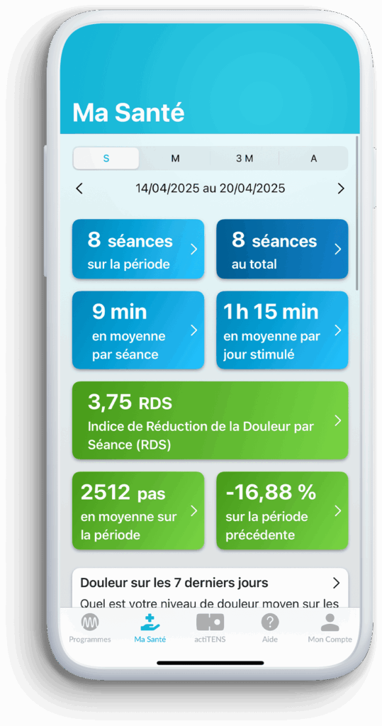 application actiTENS Mini Ma sante