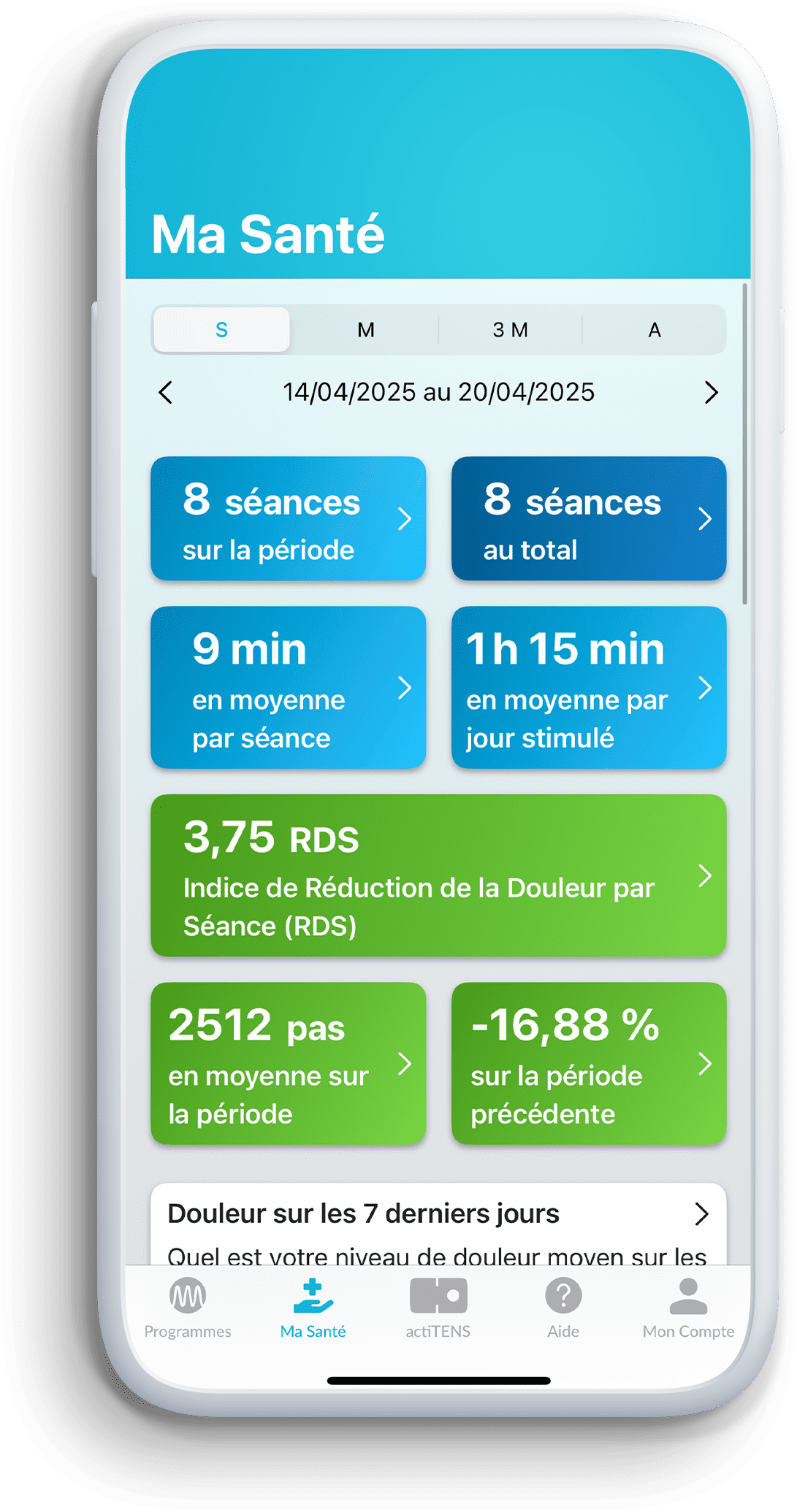 application actiTENS Mini Ma sante